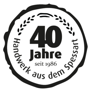 40 Jahre Schreinerei Logo RZ